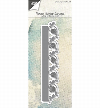 Joy Crafts Snijmal Bloemenrand Barok 6002/1124*