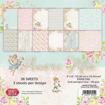 Craft & You Papierblok Amore Mio CPB-AM15