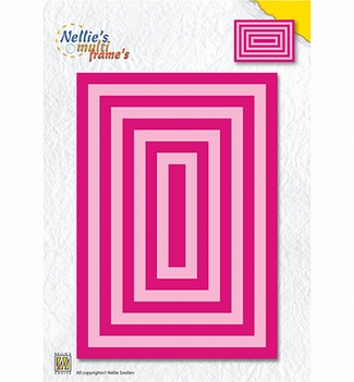 Nellie Snellen Multi Frame Die XL Rectangle Straight MFD120*