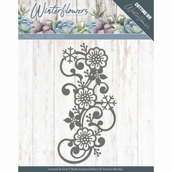 Precious Marieke Snijmal Winter Flowers Swirl PM10142*