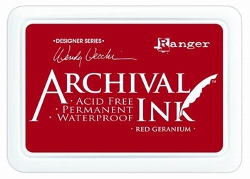 Ranger Archival Inkt Red Geranium Wendy Vecchi AID38993