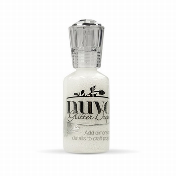 Nuvo Glitter Drops White Blizzard 758N