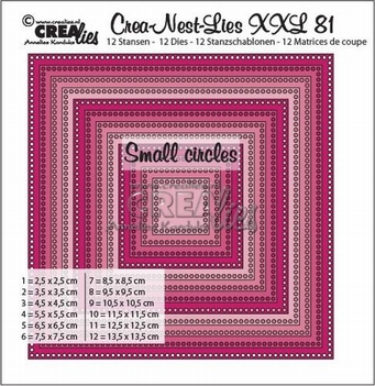 Crea-Nest-Lies set mallen nummer 81 XXL   CLNestXXL81