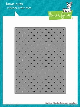 Lawn Fawn Snijmal Itsy Bitsy Polka Dot Backdrop LF1721