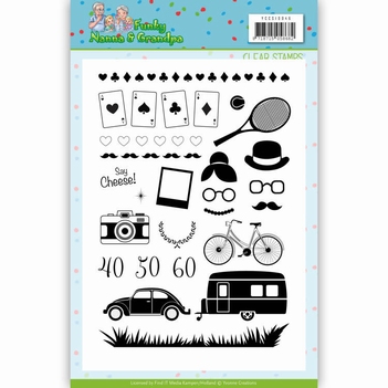 Yvonne Creations Stempel Funky Nanna's YCCS10046*