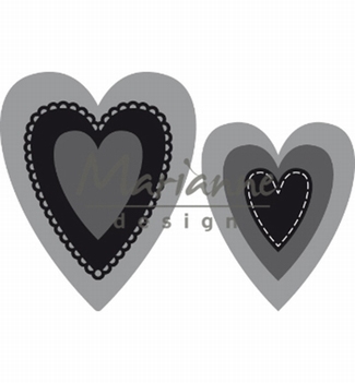 Marianne Design Craftables Nest Die Hearts CR1461