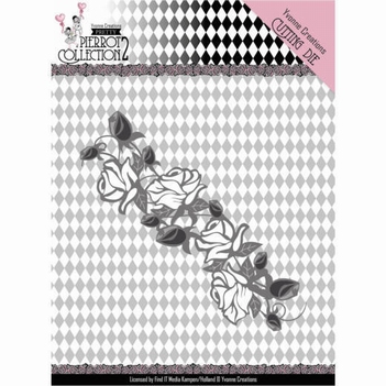 Yvonne Creations Die Petty Pierrot - Rose Border YCD10162*