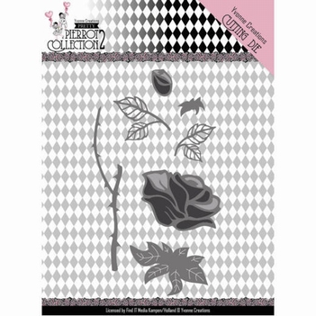 Yvonne Creations Die Petty Pierrot - Rose YCD10163*