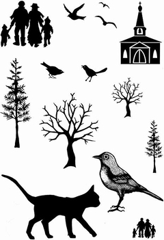 Card-io Clear Stamp Winter Walks CCSTWIN-03