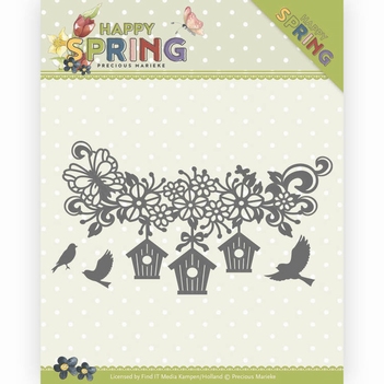 Precious Marieke Snijmal Happy Spring - Birdhouses PM10148*