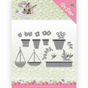 Amy Design Snijmal Spring is Here Flower Pots ADD10169