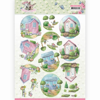 Amy Design knipvel Spring is Here Garden Sheds CD11279