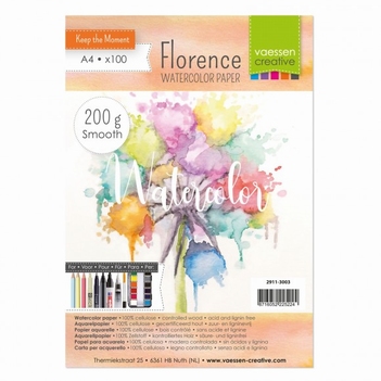 Vaessen Florence Watercolor Paper Off White 2911-3003