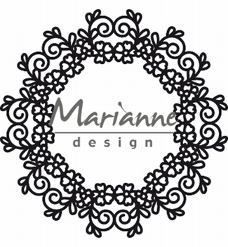 Marianne Design Craftables Floral Doily CR1470