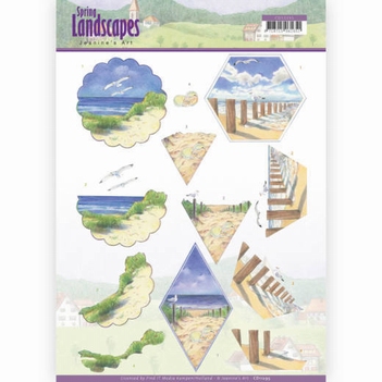 Jeanine's Art Knipvel Spring Landscapes Beach CD11295