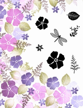 Card-io Majestix Clear Stamp Spring Garden CDMASP-02