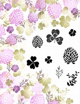 Card-io Majestix Clear Stamp Fields of Clover MAFI-02