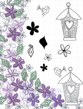 Card-io Majestix Clear Stamp Sweet Birdhouse CDMASW-03