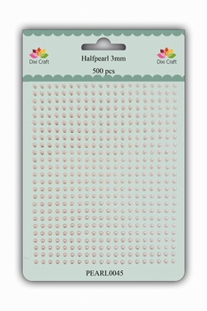 Dixi Craft Pareltjes Crème Caramel 3 mm PEARL0045