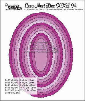 Crea-Nest-Lies set mallen nummer 94 XXL   CLNestXXL94