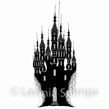 Lavinia Clear Stamp Dragon Stone Castle LAV533