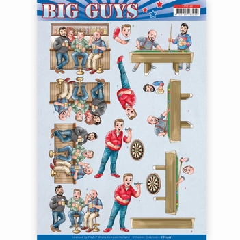 Yvonne Creations knipvel Big Guys - Pub Night CD11327