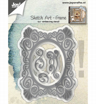 Joy Crafts Snijmal Sketch Art Frame 6002/1292*