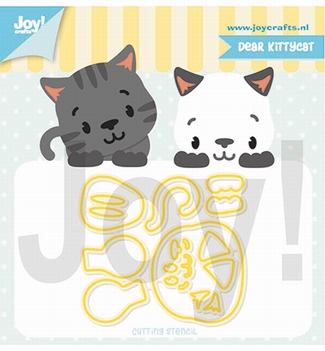 Joy Crafts Snijmal Lieve Kittycat 6002/1321