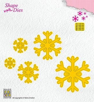 Nellie Snellen Shape Die Snowflakes SD168