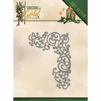 Amy Design Snijmal In Gold - Golden Corner ADD10185*