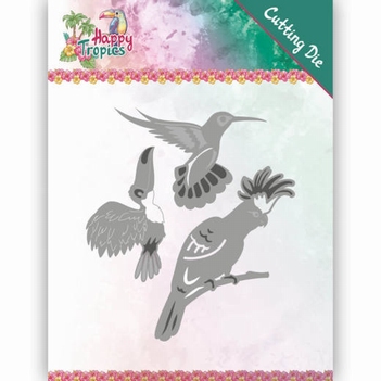Yvonne Creations Die Happy Tropics - Exotic Birds YCD10175