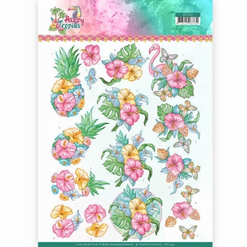Yvonne Creations knipvel Tropical Flowers CD11331