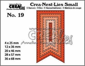 Crea-Nest-Lies Small Fishtail Banner Stitch CNLS19
