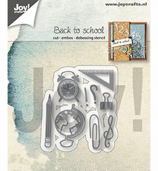 Joy Crafts Snijmal Back to School 6002/1345