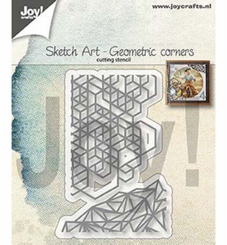 Joy Crafts Snijmal Sketch Art Geometrische Hoeken 6002/1311