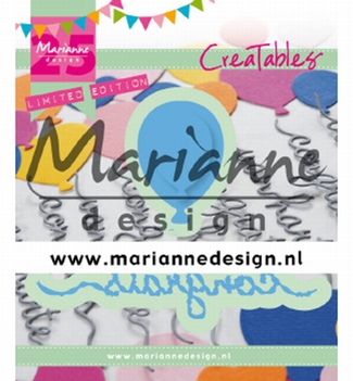 Marianne Design Creatables Congrats & Balloon LR0626