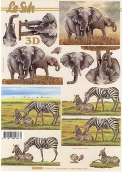 Le Suh Knipvel Olifant/Zebra 4169700
