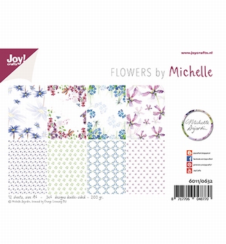 Joy! Crafts Papierblok Michelle's Flowers 6011/0632