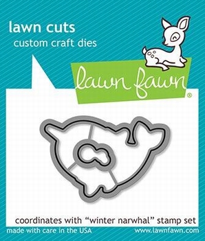 Lawn Fawn Snijmal Winter Narwhal LF2039