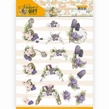Precious Marieke knipvel Nature's Gift - Purple Gift CD11352