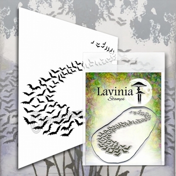 Lavinia Clear Stamp Bat Colony LAV558