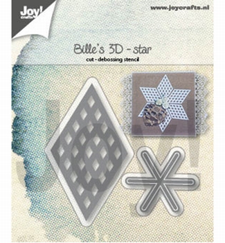 Joy Crafts Snijmal Bille's 3D Star 6002/1391