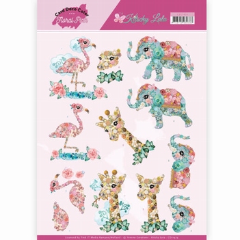 Yvonne Creations knipvel Kitschy Lala - Animals CD11419