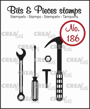 Crealies Clear Stamp Bits & Pieces Tools CLBP186