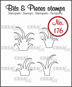 Crealies Clear Stamp Bits & Pieces Grass CLBP176