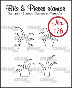 Crealies Clear Stamp Bits & Pieces Grass CLBP176