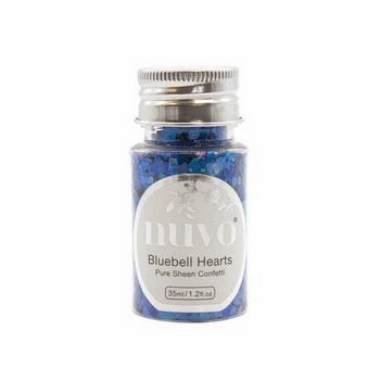 Nuvo Pure Sheen Confetti Bluebell Hearts 1070N