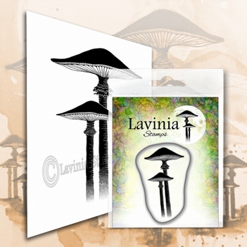 Lavinia Clear Stamp Meadow Mushroom LAV563