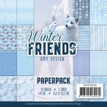 Amy Design Paper pack Winter Friends ADPP10030*