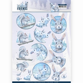 Amy Design knipvel Winter Friends - Arctic Friends CD11405